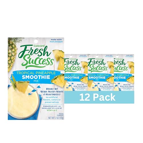 Concord Foods Pineapple Smoothie Mix - Fruit Flavor with No