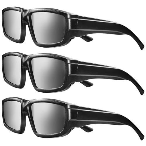 3 Pack Solar Eclipse Glasses Approved 2024 CE and ISO Certified Solar Eclipse Glasses for Direct Sun Viewing
