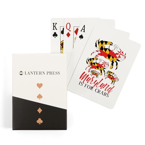 Lantern Press Naipes Poker Maryland, 52 Cartas