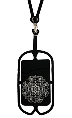 Cell Phone Lanyard Compatible with iPhone, Galaxy & Most Smartphones, Silicone Phone Case
