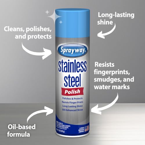6-Pack 15-Oz Sprayway Stainless Steel Cleaner Aerosol Spray at Amazon ($3.06 each) - image 2