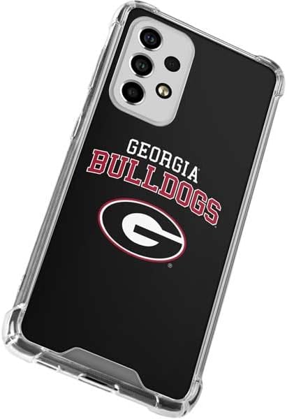 Skinit Clear Phone Case Compatible with Galaxy A53 5G - Officially Licensed University of Georgia Bulldogs Design