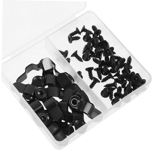 Image of Veemoon Picture Turn Button Hardware Back Clips with Screws for Photo Frame Elegant Design Durable Sturdy Convenient Storage Box for Hanging Artwork