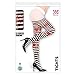 Widmann 29348 29348 Blood Blood Tights, Black and White Stripes, with Blood Spots, 50 Den, Costume, Theme Party, Carnival, Halloween, Women, Multicoloured, One Size Fits Most Adults