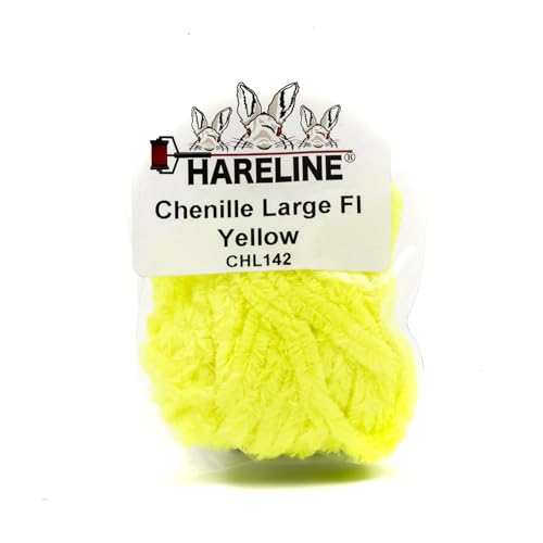 Hareline Fly Tying Chenille - Large, Yellow