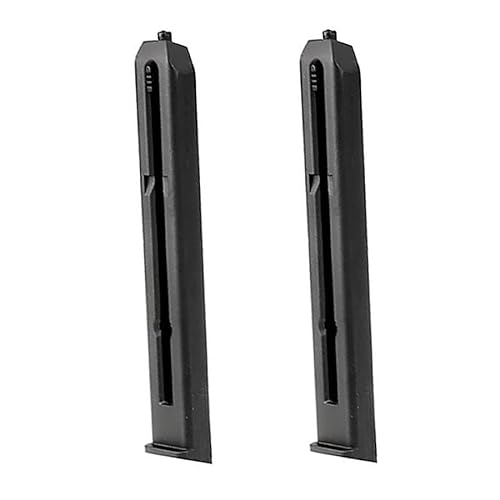 Cargador para Pistola de balines Gamo Red Alert RD-1911, RD Compact Swiss Arms P84 y P1911 Match (2 Cargadores) + Bolas de Acero BB's Calibre 4,5mm