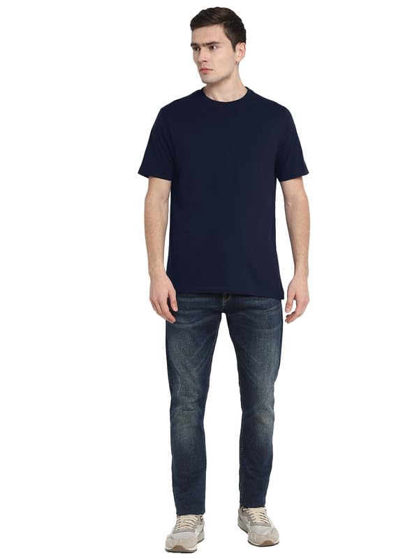 Image of AMERICAN CREW 100% Supima Cotton Round Neck T-Shirt for Men