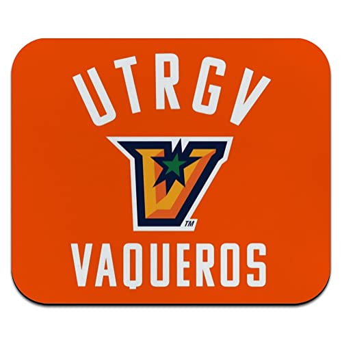 The University of Texas Rio Grande Valley Vaqueros Logo Low Profile Thin Mouse Pad Mousepad