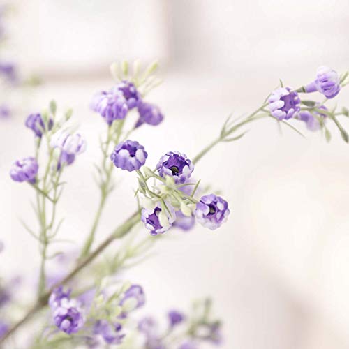 Gypsophile artificiel de qualité supérieure fleurs réalistes de table 3 pcs