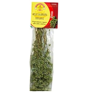 Oregano, Dried Calabrian Oregano on the Stem, Product of Italy, 40 g, All Natural, Non-GMO, Product of Italy, TuttoCalabria