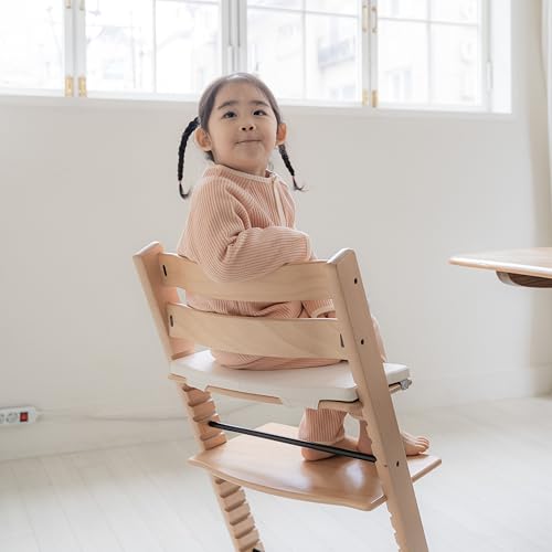 Image of COZYKIDS Tripp Trapp Compatible Baby Cushion | Waterproof High Chair Cushion | Soft Foam Padding (Cream Ivory, Basic)