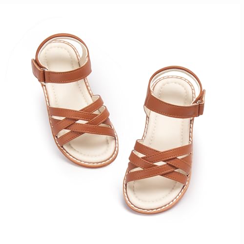 Image of ESTINE Girls Sandal Dress Shoe for Toddler /Little Kid Party School Shoe