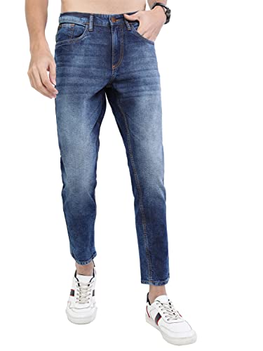 Image of KETCH Men's Tapered Fit Mid Rise Jeans (Stretchable)