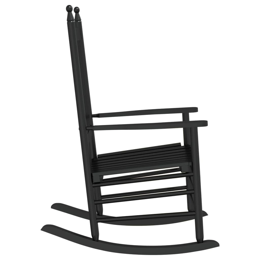 Mecedora vidaXL de Madera Maciza de Álamo Negro, Banco Balancín para Aire Libre