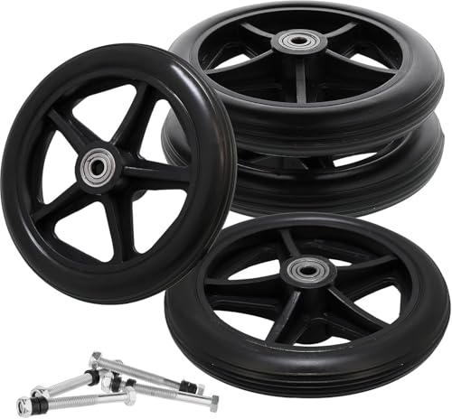 4 Stück 150mm Solide Ersatzräder Umweltfreundliches Gummimaterial,...