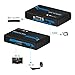 Portta VGA + Stereo Audio L/R to HDMI and 3.5mm Audio Video Converter Support HDTV for PC Laptop Display Computer Mac Projector