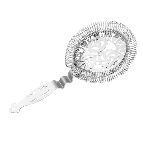 GRIRIW Mixologists Professional Strainer Professional Ice Strainer Stainless Steel Filter