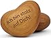 Schwabenholz® Handschmeichler Herz aus Holz - Ich Bin stolz auf Dich! - Kleines Geschenk für sie und ihn