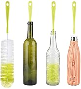ALINK 16 Long Bottle Brush Cleaner for Washing Wine, Beer, Swell, Decanter, Kombucha, Thermos, Gl...