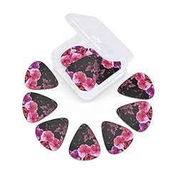 Lot de 12 médiators tendance et durables en forme de fleurs de printemps dans une boîte pour ukulélé guitare électrique basse - Les Beatles, Paul McCartney, John Lennon, RIngo Starr, George Harrison Lot de 12 médiators tendance et durables en forme de fleurs de printemps dans une boîte pour ukulélé guitare électrique basse – Image 6