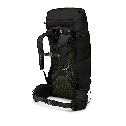 Discontinued Osprey Kestrel 58 Men's Backpacking Backpack, Black, Medium/Large #TOP1