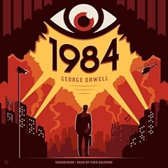 1984 Audiolibro Por George Orwell arte de portada