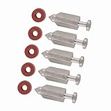 10 PCS Carburetor Float Valve Needle Seat Kit, Lawn Mower Engine Carburetor Carb Needle Seat Gasket Repair Kit for 398188