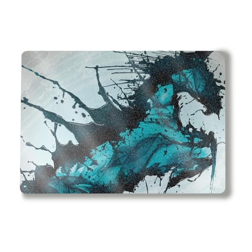 Glossy Glitter Laptop Skin Compatible with Surface Laptop 7 15" (2024) - Wild Splash - Premium 3M Vinyl Protective Wrap Decal Cover - Easy to Apply | Crafted in The USA by MightySkins
