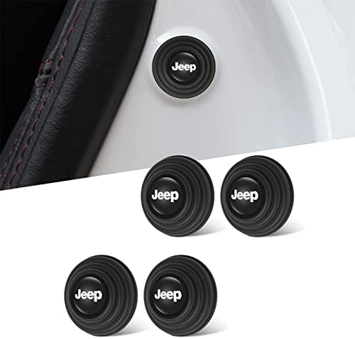4PCS Car Door Shock Absorber Car Door Soundproof Stickers with Logo Compatible with Mercedes A C E S Class GLK CLA GLA GLC GLE CLS SLK AMG Series,Car Door Bumper Cushion Car Door Shock Absorbing PVC