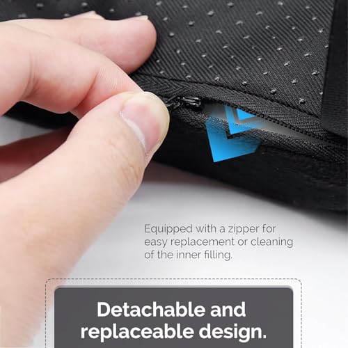 Image of Clefairy 2 Pack Thick Armrest Pads Memory Foam Office Chair Arm Pads - Office Chair Armrest Covers Provide Elbow Cushion and Relieve Pressure, Ergonomic Desk Chair Arm Covers
