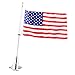 Produktbild Motorrad-Flagge Kit Amerikanisch Rackmount Aluminiumpfosten USA-Flagge Für Harley XL883 1200 X48