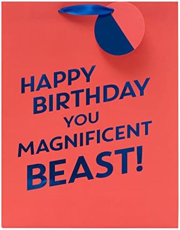 Funny Gift Bag - Large Gift Bag - Gift Bag for Her - Gift Bag for Him - Gift Wrap - Gift Wrapping - Birthday Gift Bag - Celebration Gift Bag - You Magnificent Beast!