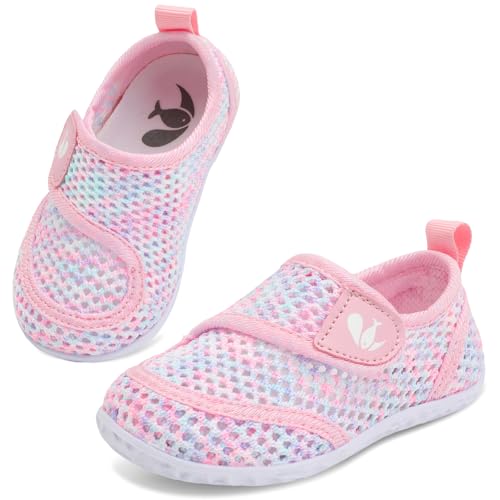 Image of FEETCITY Toddler Water Shoes Boys Girls Swim Shoes Quick Dry Kids Aqua Socks Barefoot for Beach Swimming Pool
