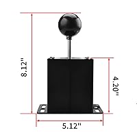 Vista 4 de CNRAQR PC Racing Game USB Handbrake and Racing Simulator Shifter with Thrustmaster T300RSGT 7+R For Logitech G29 G27 G25 G920