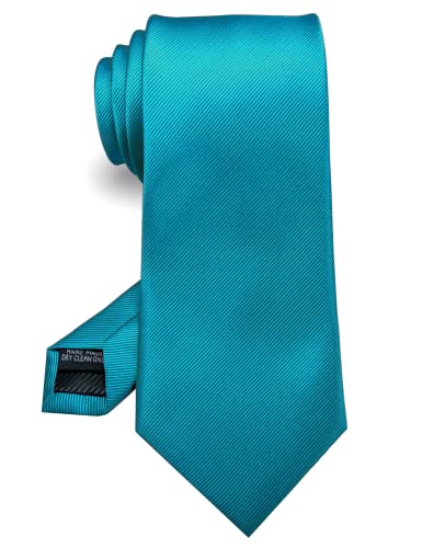 RBOCOTT Solid Color Tie Formal Necktie for Men