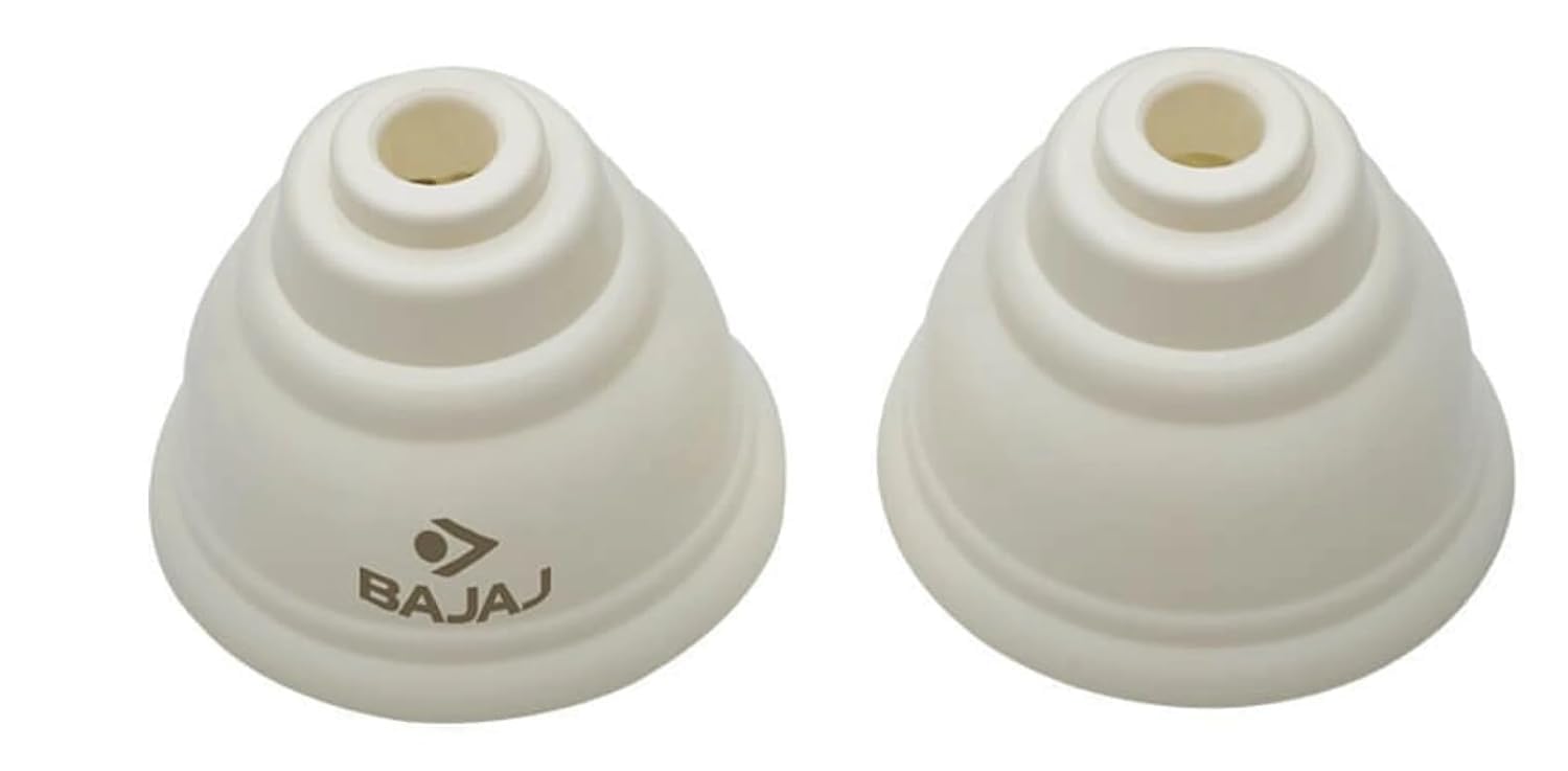pmw - Bajaj Fan White Canopy Set (Pack of 2), Ceiling Fan Top & Bottom Cover Replacement(MS)-picture-11