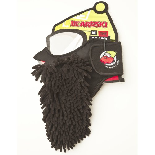 Beardski Men's Black Rasta Mask