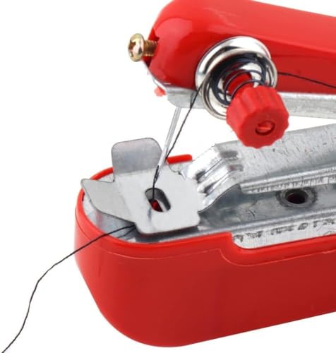 1 Praktische draagbare handwerk draadloze mini-handheld kledingstof naaimachine - Image 6