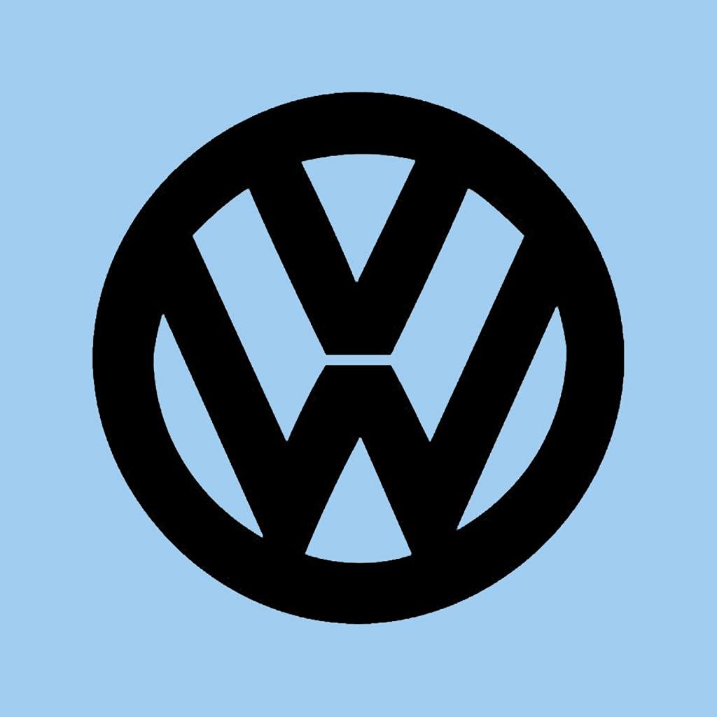 Volkswagen Czarna męska bluza z kapturem z logo VW Classic