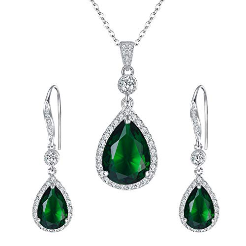 Clearine Parure Gioielli 925 Argento matrimonio