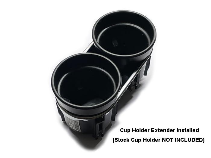 Adaptador Extensor Portavasos Grande para Porsche Cayenne miniatura 3