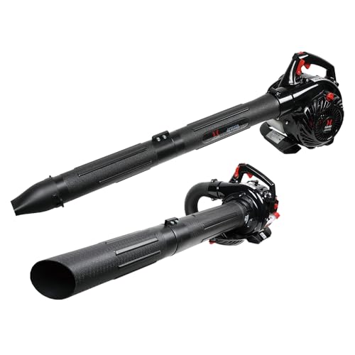 HAIGE(ハイガー) ブロワーバキューム エンジン式 落ち葉掃除機 軽量 25cc 2サイクル HG-BV3405