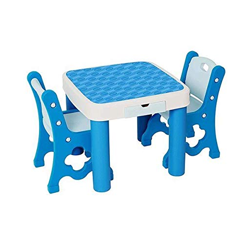 EDUPLAY Gugudan Table and Chair Blue/Pink TB-9945