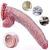 29 cm realistischer Riesendildo aus Silikon, unbeschnittener extra langer Dildo, XXL großer dicker mit Saugnapf,Anal breiter dildo, Sexspielzeug für Erwachsene für Paare von Männern und Frauen #3