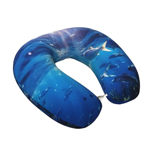 Almohada de viaje Polycotton Neck para descanso cómodo miniatura 2