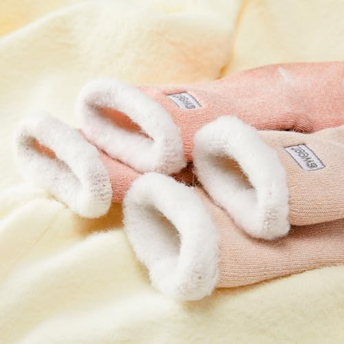 Image of J-BOX Pilates Socks for Women - Non Slip Grip Socks for Yoga, Barre, Hospital, Barefoot 4 /6 Pairs
