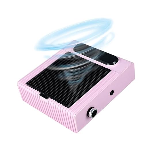 Aspirador de uñas potente de 80W con ventilador y filtro para manicura