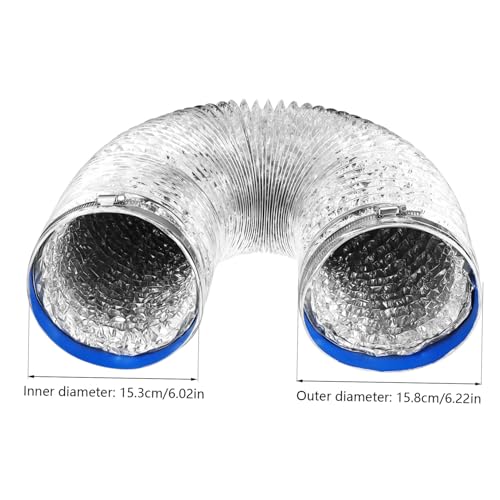 Tuyau aération sèche-linge flexible conduit évacuation air avec colliers - 2