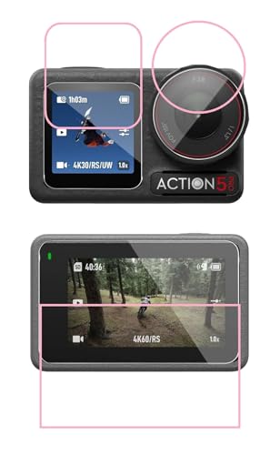 Image of M.G.R.J Tempered Glass Screen Protector for DJI Osmo Action 5 Pro Action Camera (Rel. 2024)