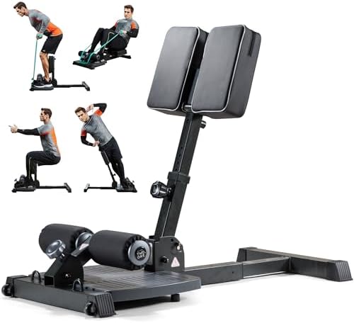 leikefitness Deluxe çok fonksiyonlu derin Sissy çömelme tezgah ev spor salonu egzersiz istasyonu bacak egzersiz makinesi siyah-8300 - Görsel 1